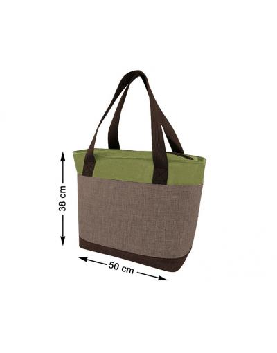 G. BOLSOS PLAYA 50X38X15CM VERDE