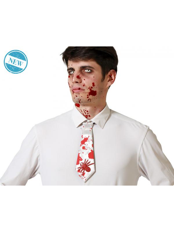 CORBATA SANGRIENTA HALLOWEEN HOMBRE ADULTO