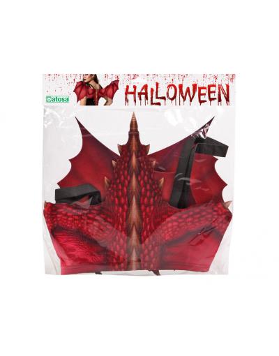 ALAS HALLOWEEN ROJO DIABLESA MUJER ADULTO