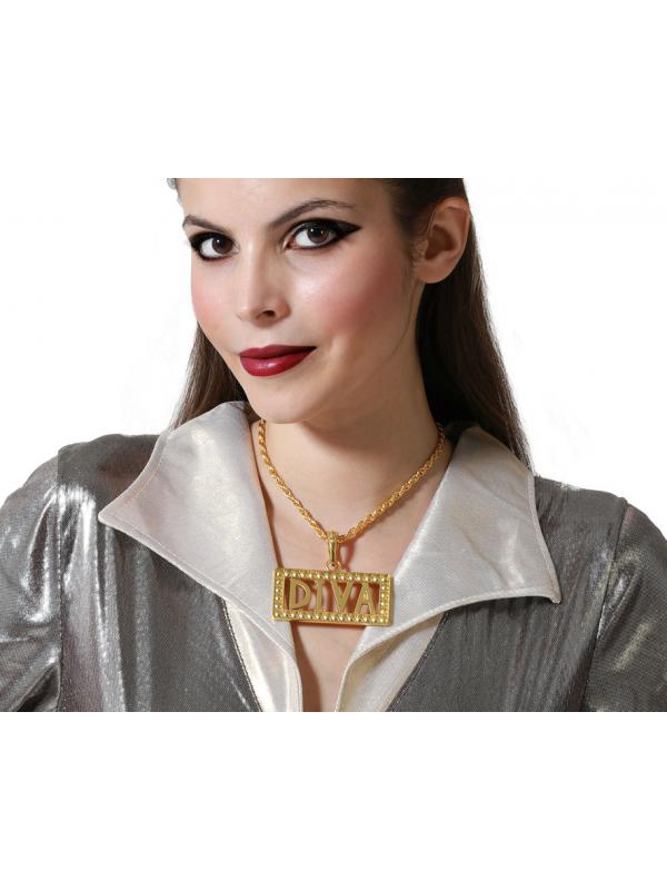 COLLAR CARNAVAL DORADO MUJER ADULTO