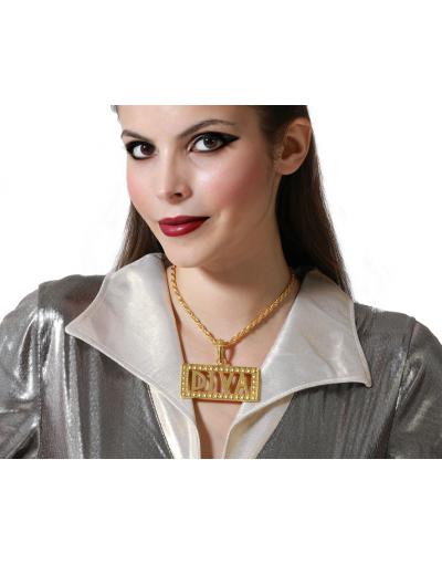 COLLAR CARNAVAL DORADO MUJER ADULTO