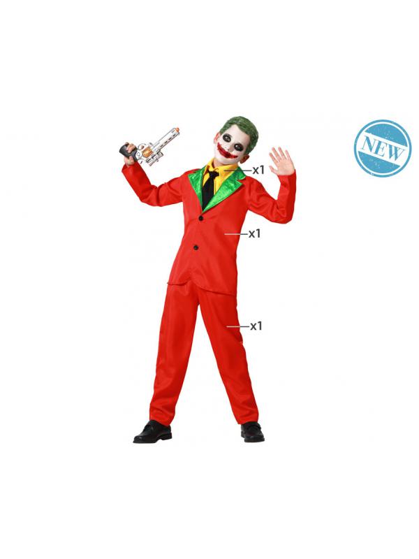 DISFRAZ PAYASO ROJO HALLOWEEN NIÑO INFANTIL