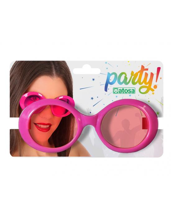 GAFAS CARNAVAL FUCSIA MUJER ADULTO