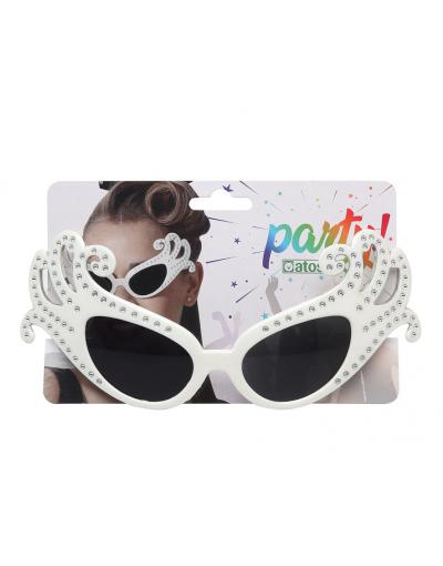 GAFAS CARNAVAL PLATEADO 6x16cm(12) 5,28 €