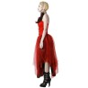DISFRAZ DE HARLEY QUEEN ROJO VESTIDO MUJER ADULTO | disfrazdisfraz