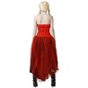 DISFRAZ DE HARLEY QUEEN ROJO VESTIDO MUJER ADULTO | disfrazdisfraz
