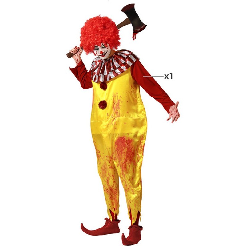DISFRAZ DE PAYASO ASESINO PARA HOMBRE | disfrazdisfraz