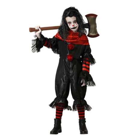 disfraz de payaso negro para niña