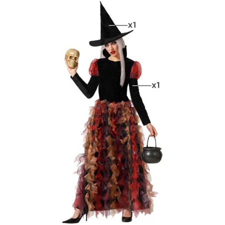 DISFRAZ DE BRUJA ELEGANTE PARA MUJER | disfrazdisfraz
