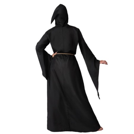 DISFRAZ DE BRUJA ANCIANA TUNICA NEGRA