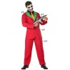 DISFRAZ PAYASO JOKER ROJO ADULTO | disfrazdisfraz