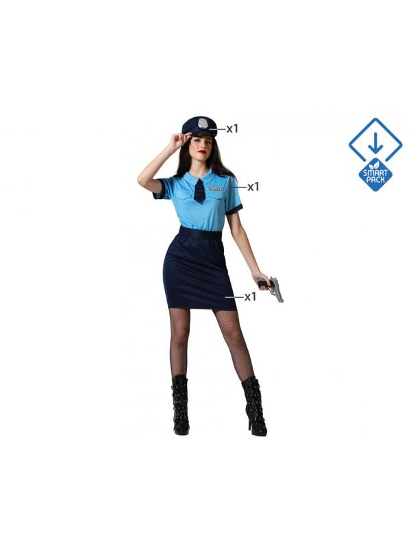 Disfraz de mujer policia adulta