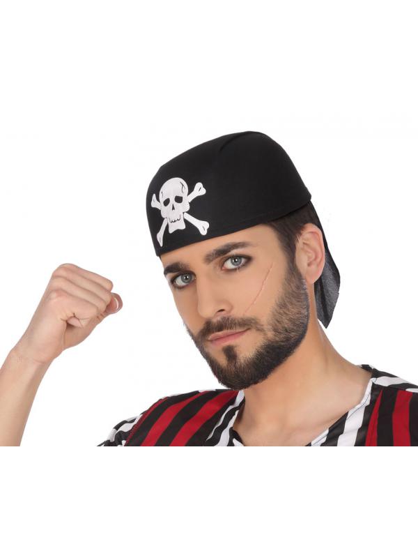 Sombrero Pirata con calavera adulto