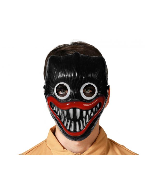 MÁSCARA HALLOWEEN PAYASO NEGRO HOMBRE ADULTO POLIPROPILENO