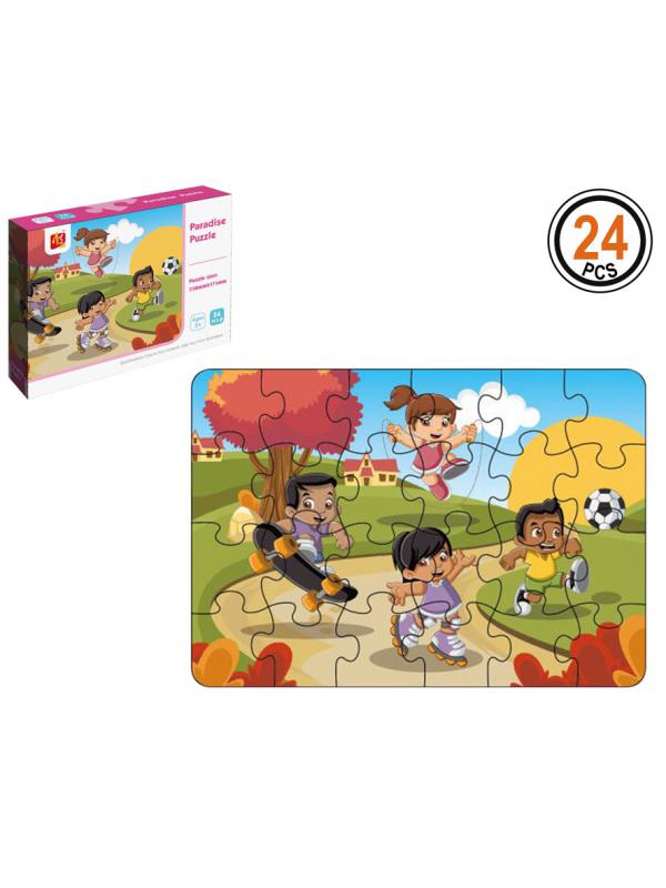 C/C. PUZZLES DEPORTE 16X12 CM 1 ST. 24 PIEZAS