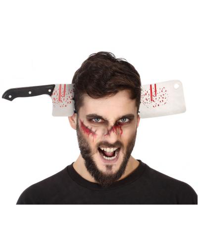 DIADEMA HALLOWEEN HACHA SANGRIENTA UNISEX ADULTO