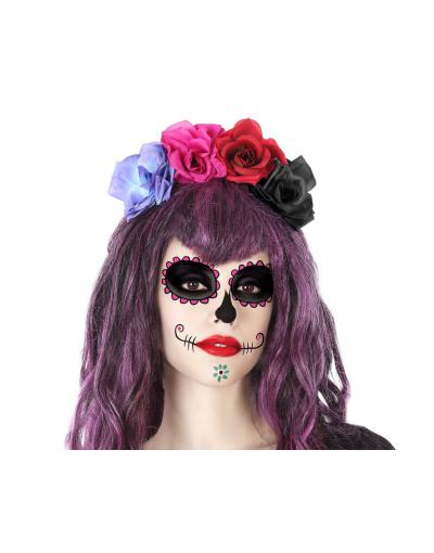 DIADEMA CATRINA HALLOWEEN MUJER ADULTO