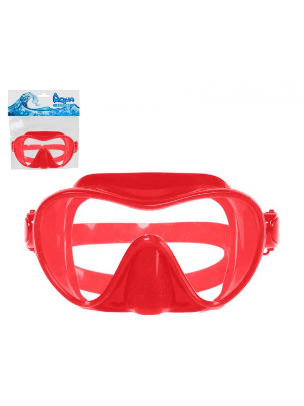 B/SOL. GAFAS BUCEO SILICONA ROJO ADULTO