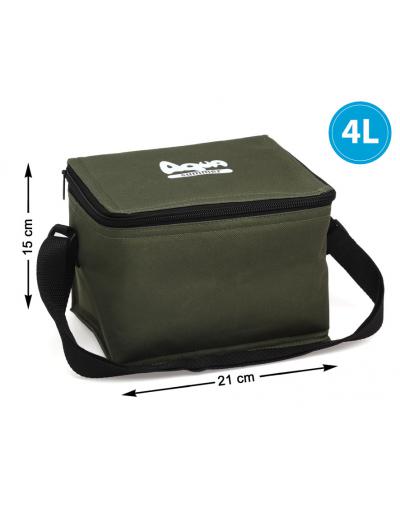 G. BOLSA NEVERA 21X15X15CM TERMOSELLADO  VERDE