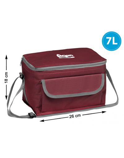 G. BOLSA NEVERA 26X16X18 CM 7.5L TERMOSELLADO  ROJO