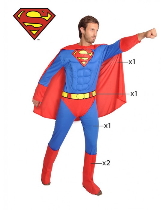 DISFRAZ SUPERMAN