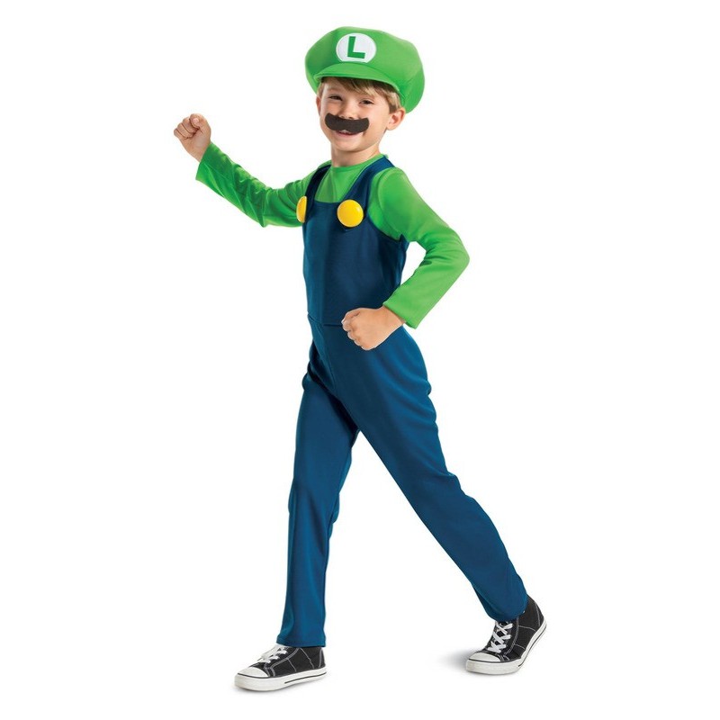 Disfraz de Luigi Super Mario Bross - disfrazdisfraz
