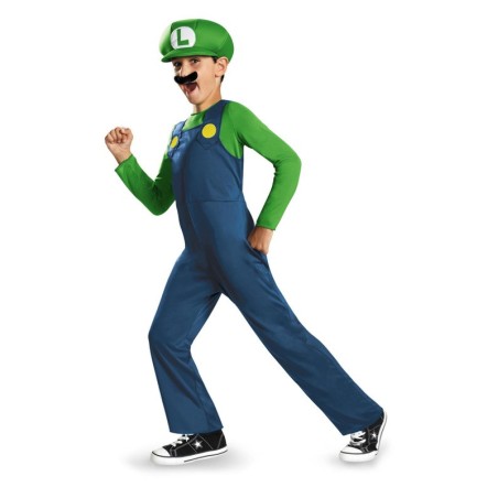 Disfraz de Luigi Super Mario Bross - disfrazdisfraz