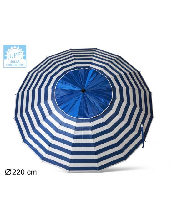 EXP/9- PARASOL 29/32MM ORIENTABLE  ALUMINIO OXFORD  220CM 29/32MM