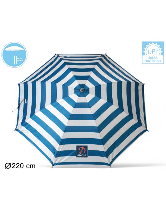 G. PARASOL MARINERO 220 CM ORIENT. HIERRO NYLON UPF50+ 170T 28/32 MM