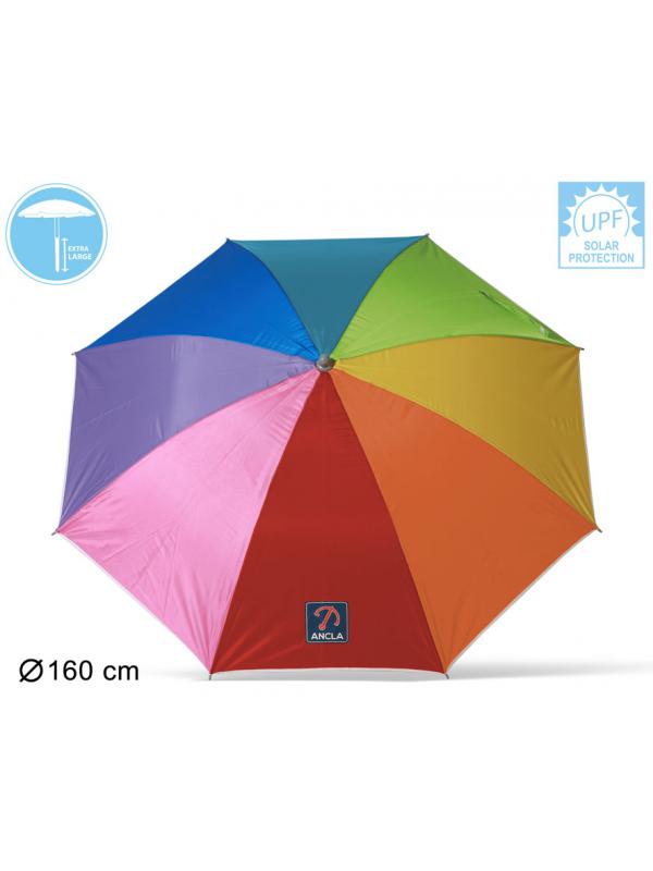 G. PARASOL ARCOIRIS 160 CM ORIENT. HIERRO NYLON UPF50+ 170T 22/25MM