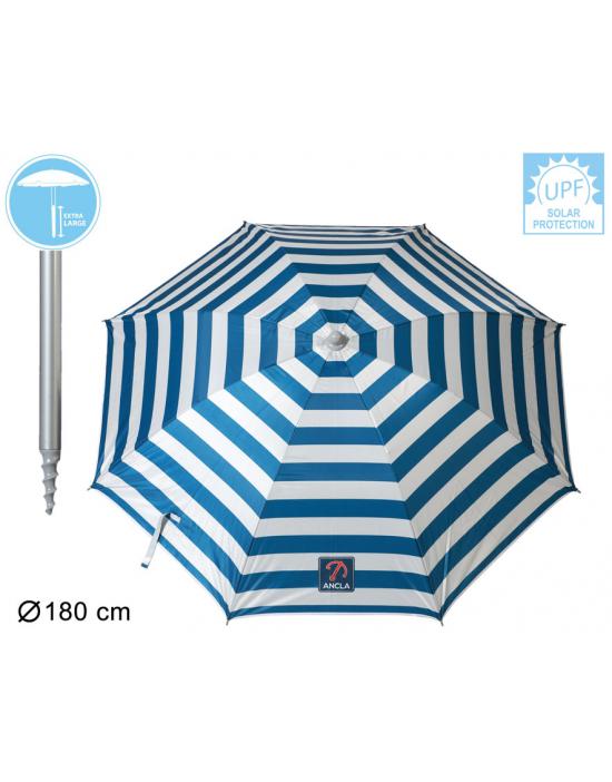 G. PARASOL MARINERO 180 CM ORIENT. HIERRO CON ESPIRAL NYLON UPF50+ 170T 32/32MM