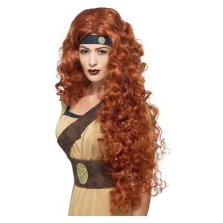 Peluca de Reina Guerrera Medieval - disfrazdisfraz