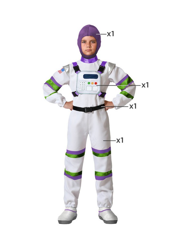 DISFRAZ TRAJE ESPACIAL INFANTIL UNISEX