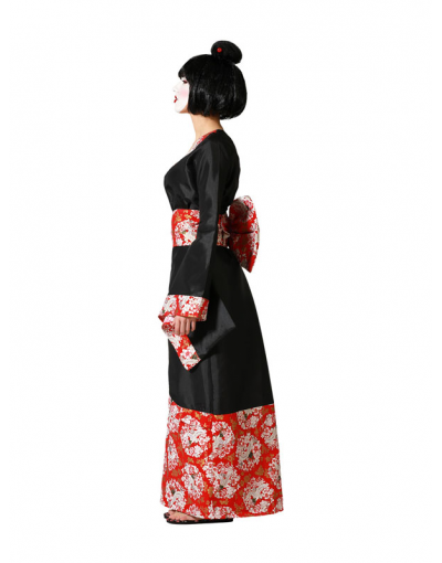 DISFRAZ DE GEISHA KIMONO NEGRO PARA MUJER