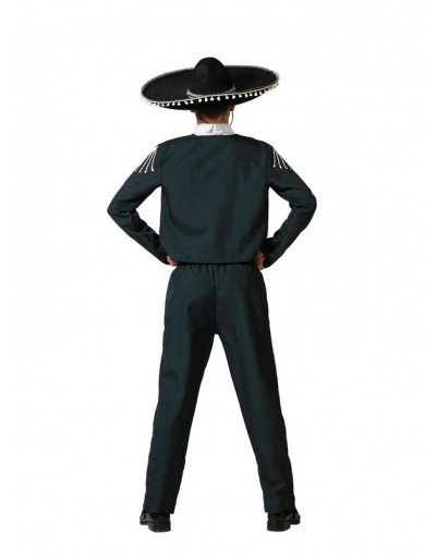 DISFRAZ DE MARIACHI TRAJE NEGRO PARA HOMBRE