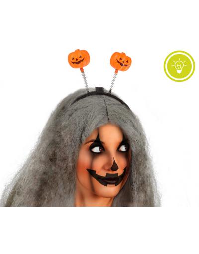 DIADEMA HALLOWEEN CALABAZAS NARANJA MUJER ADULTO