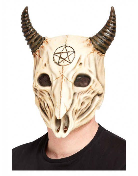 Máscara satánica de cráneo...