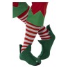 Calcetines de Elfo. Calcetines largos rayas rojos y blancos - disfrazdisfraz