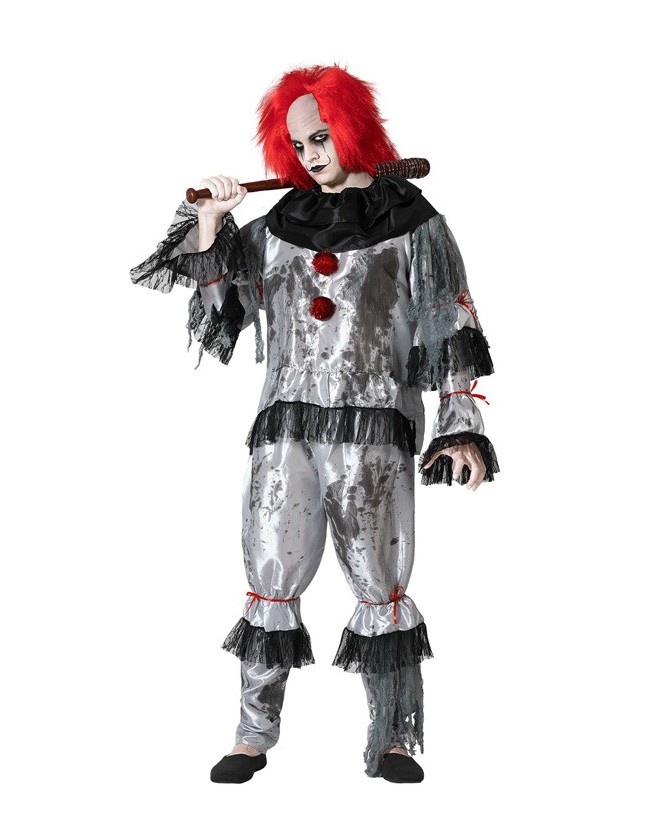 DISFRAZ DE PAYASO MACABRO PARA HOMBRE