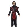 Disfraz de ninja rojo y negro para niño - disfrazdisfraz