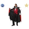 DISFRAZ VAMPIRO HOMBRE ADULTO COMPLETO CAPA