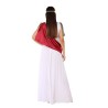 DISFRAZ CIUDADANA ROMANA ADULTA - TOGA BLANCA Y ESTOLA ROJA