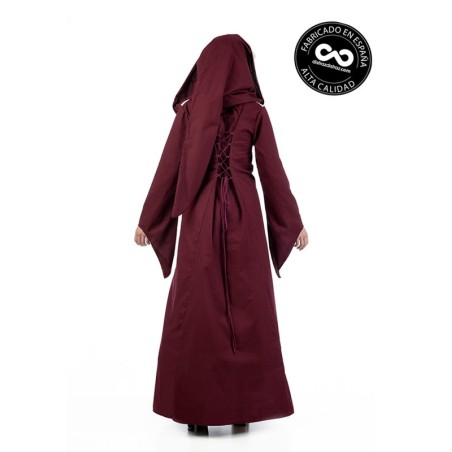 Vestido medieval en algodón, alta calidad
