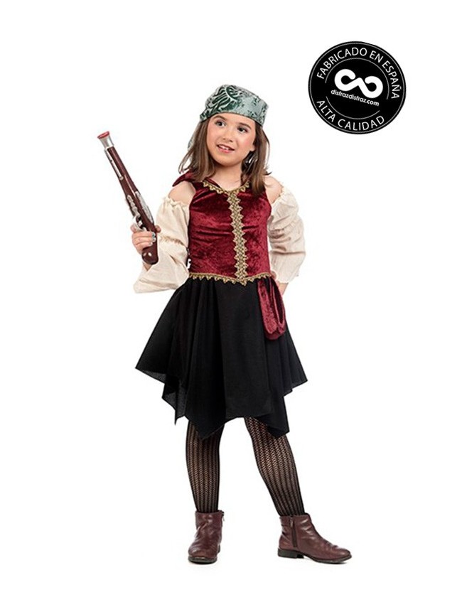 DISFRAZ PIRATA BUCANERA MARY
