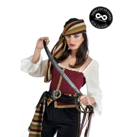 DISFRAZ PIRATA CORSARIA PARA MUJER