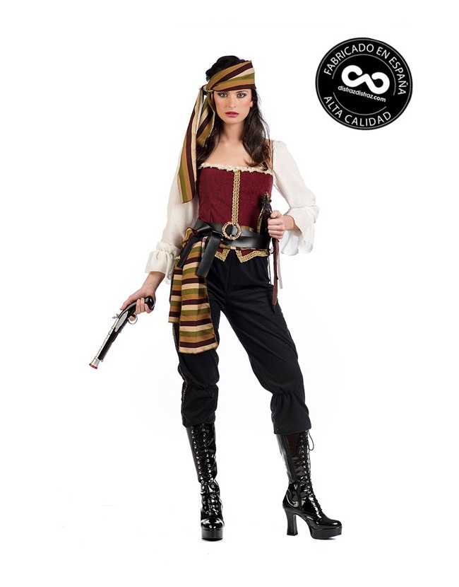 DISFRAZ PIRATA CORSARIA PARA MUJER