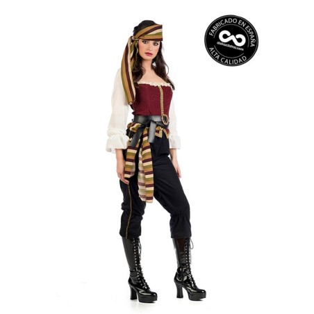 DISFRAZ PIRATA CORSARIA PARA MUJER