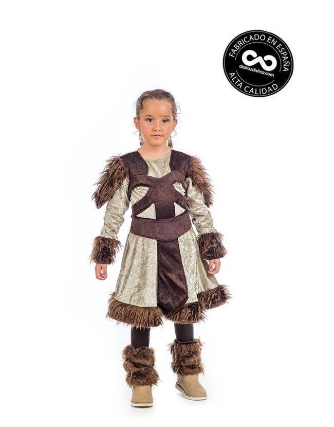 DISFRAZ DE NERTA LA VIKINGA PARA NIÑA