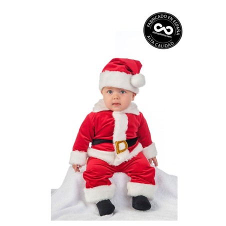 disfraz papá noel para bebé, alta calidad, fabricado en España