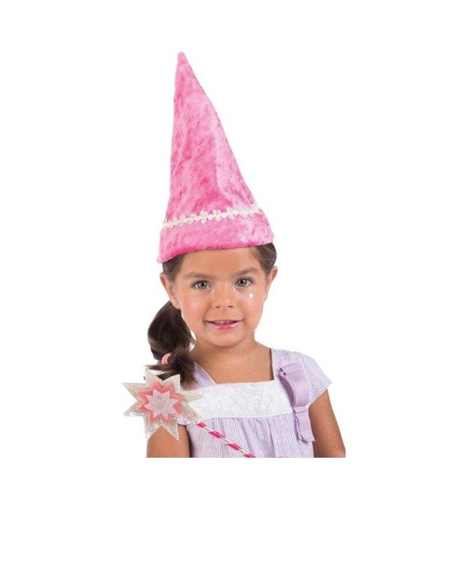 gorro hada rosa disfraz niña